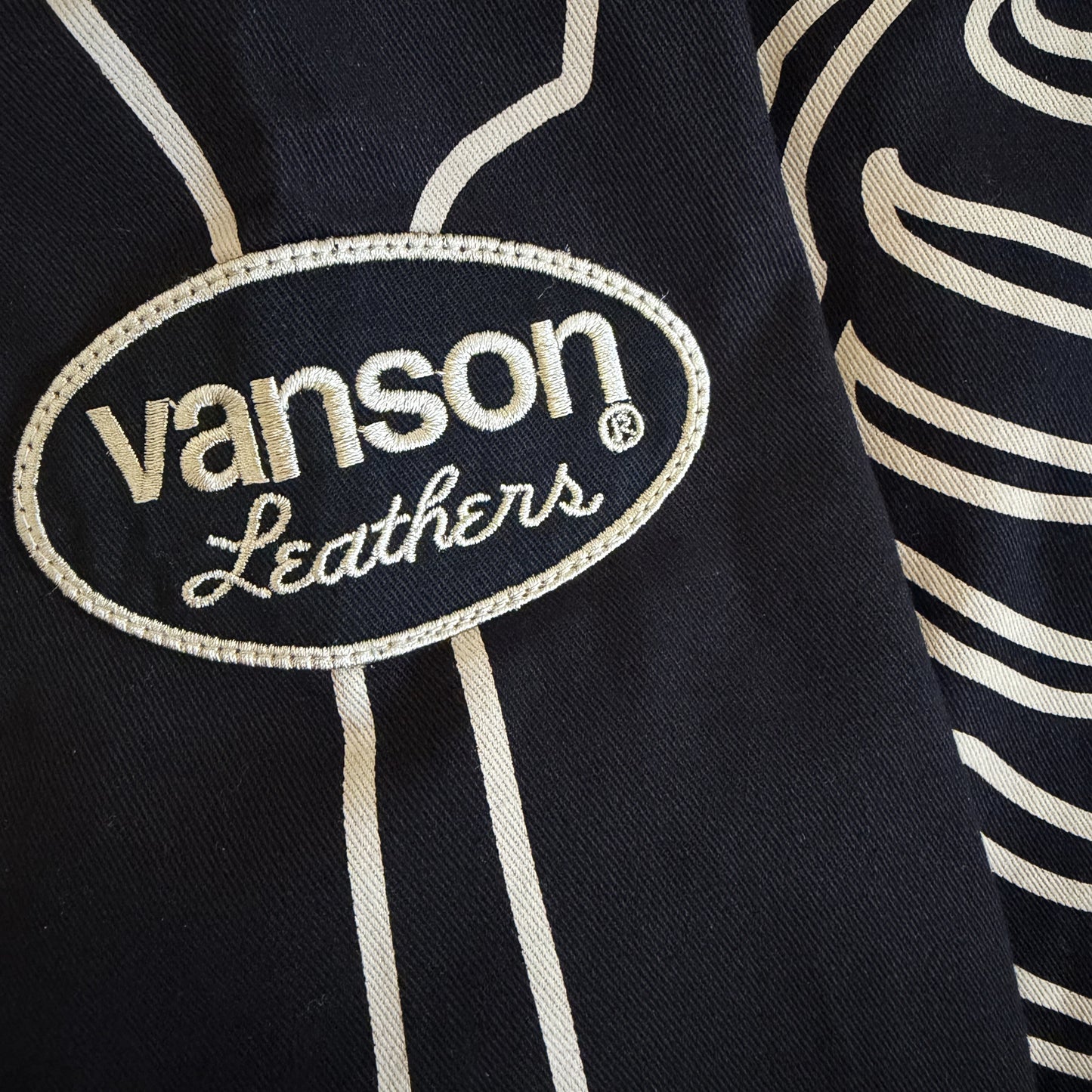 Vanson Leathers Skeleton Overalls - M