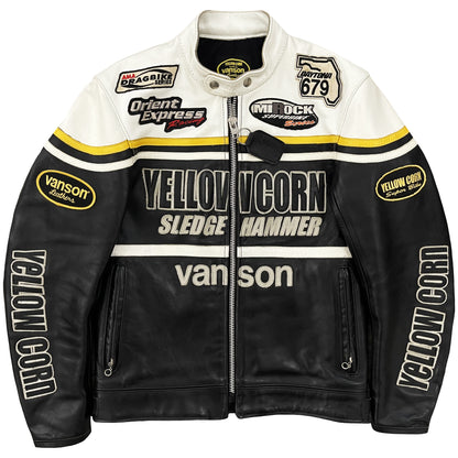 Vanson Leathers x Yellow Corn Motorcycle Racer Jacket