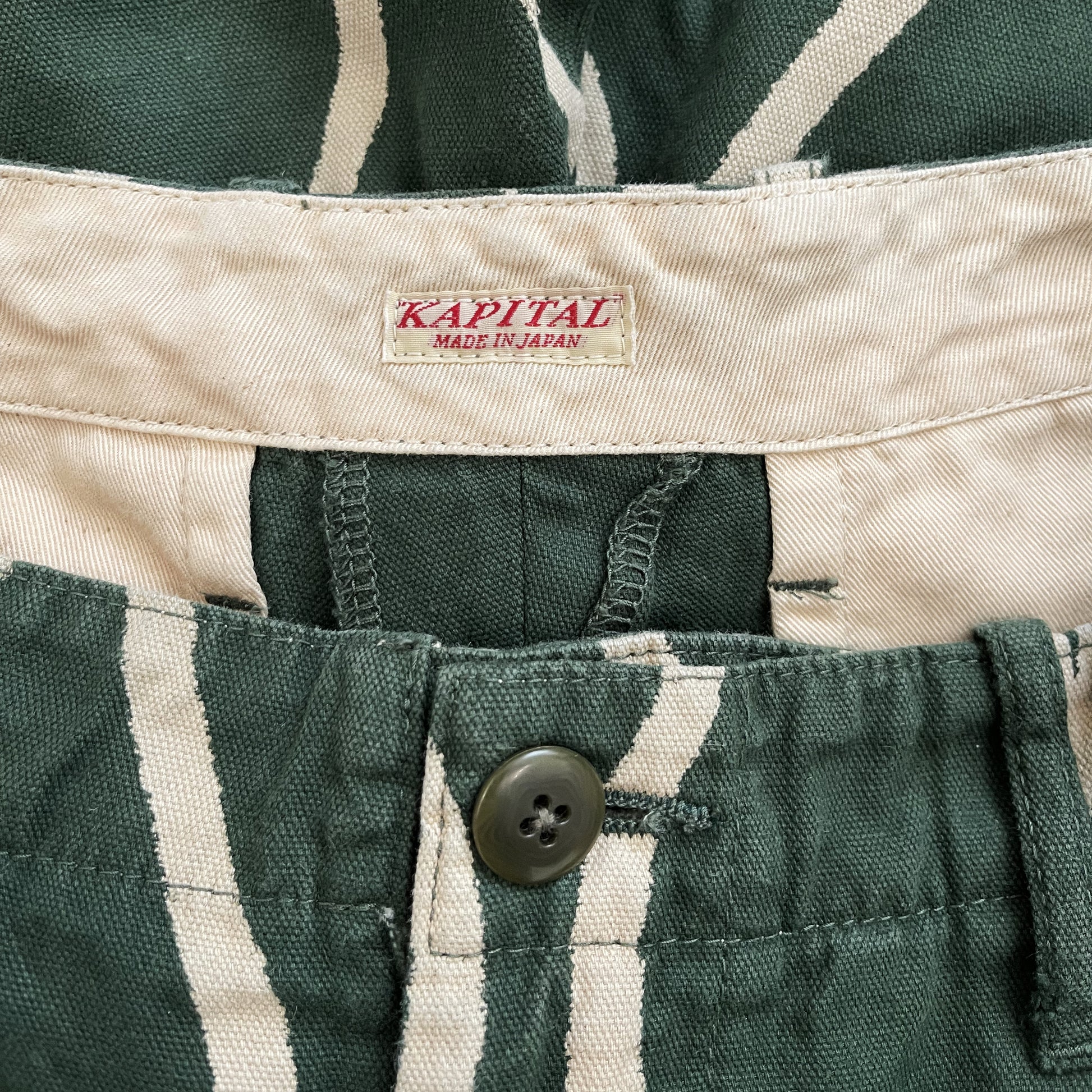 Kapital Drunk Stripe Easy Pants