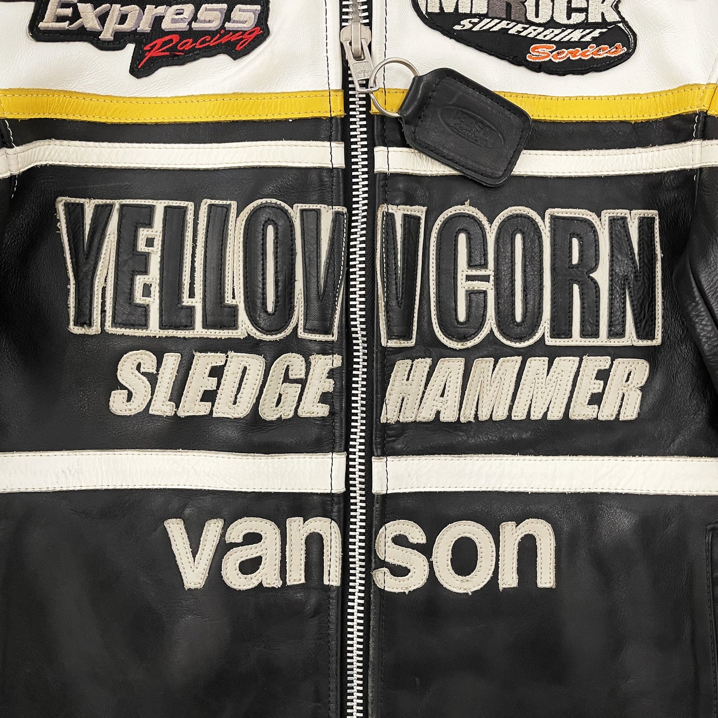Vanson Leathers x Yellow Corn Motorcycle Racer Jacket