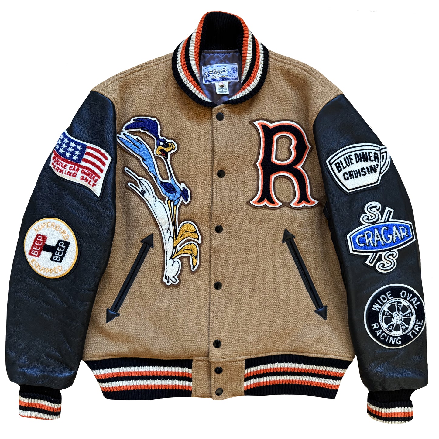 Whitesville 'Road Runner' Varsity Jacket - XL