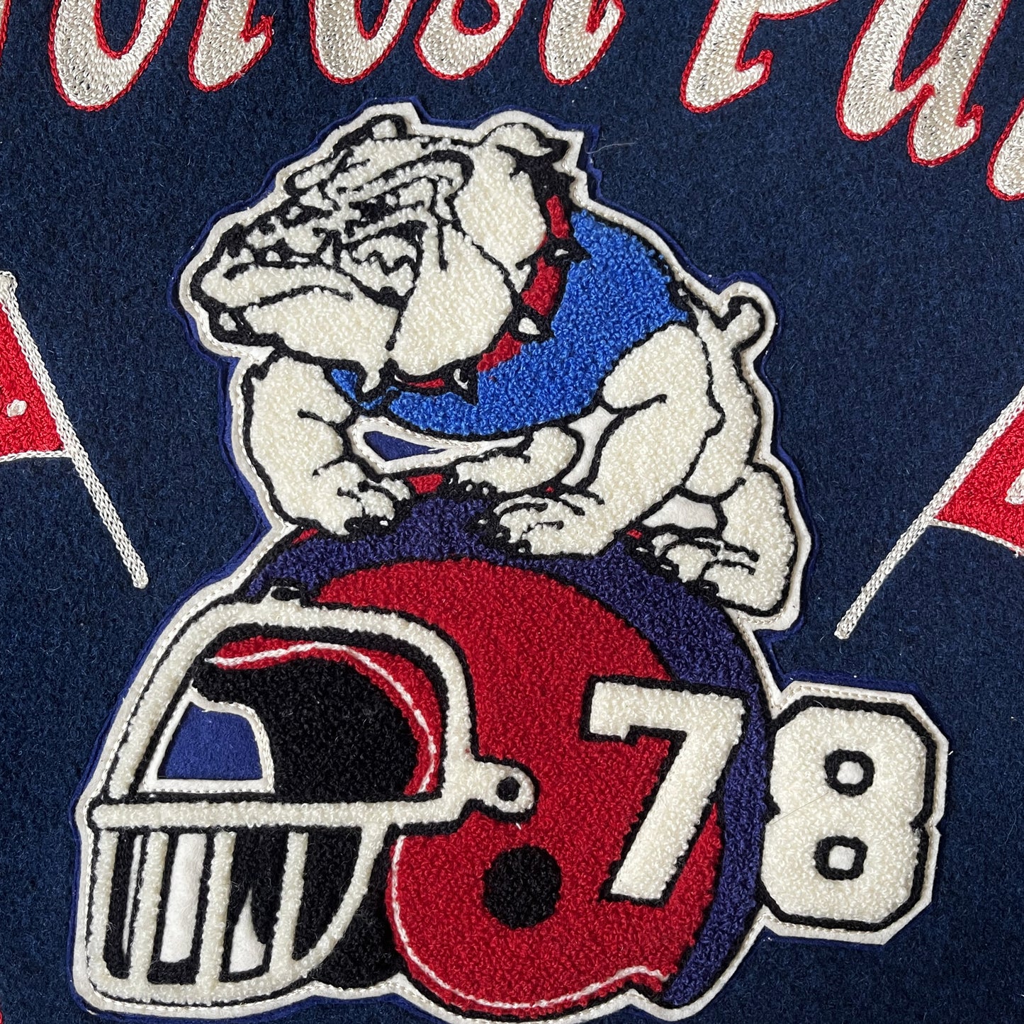 Whitesville 'Forest Park Bull Dogs' Varsity Jacket - XL