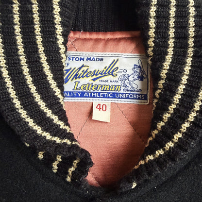 Whitesville 'Hot Rod Kustoms' Varsity Jacket - L