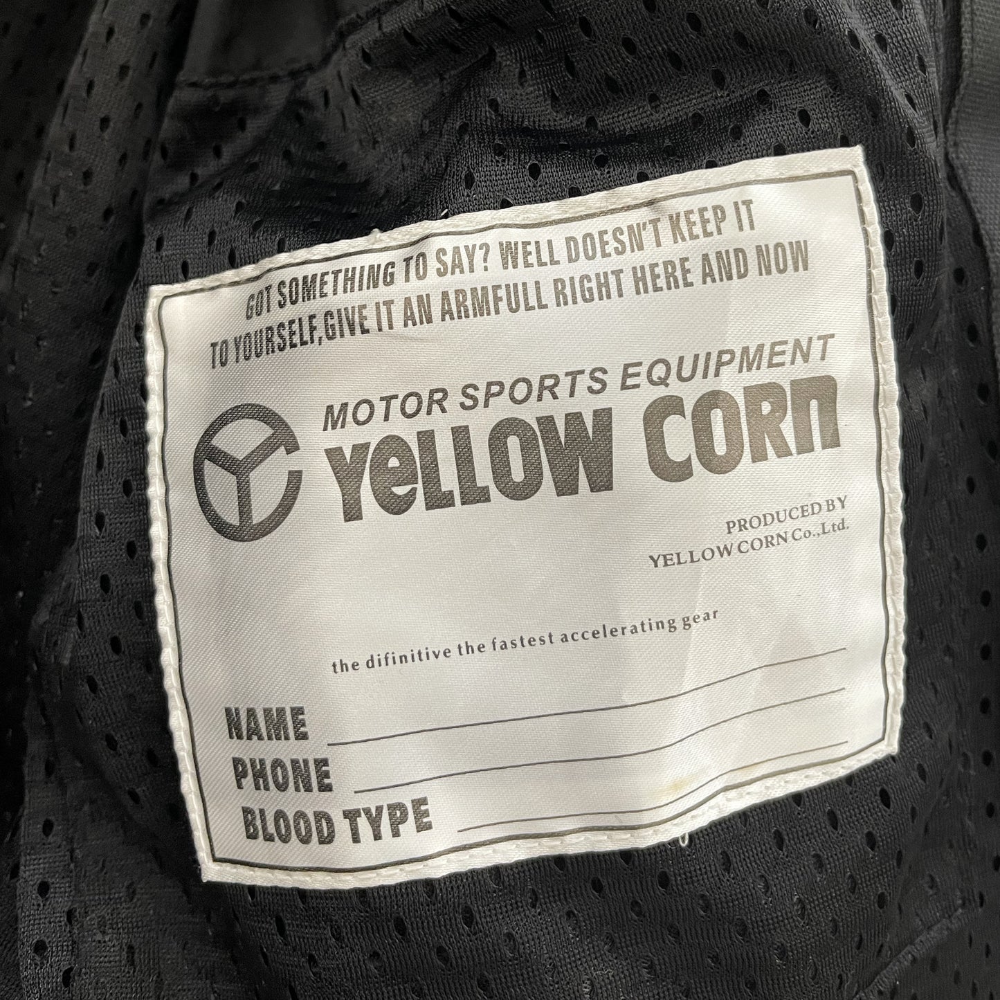 Yellow Corn Motorcycle Racer Jacket