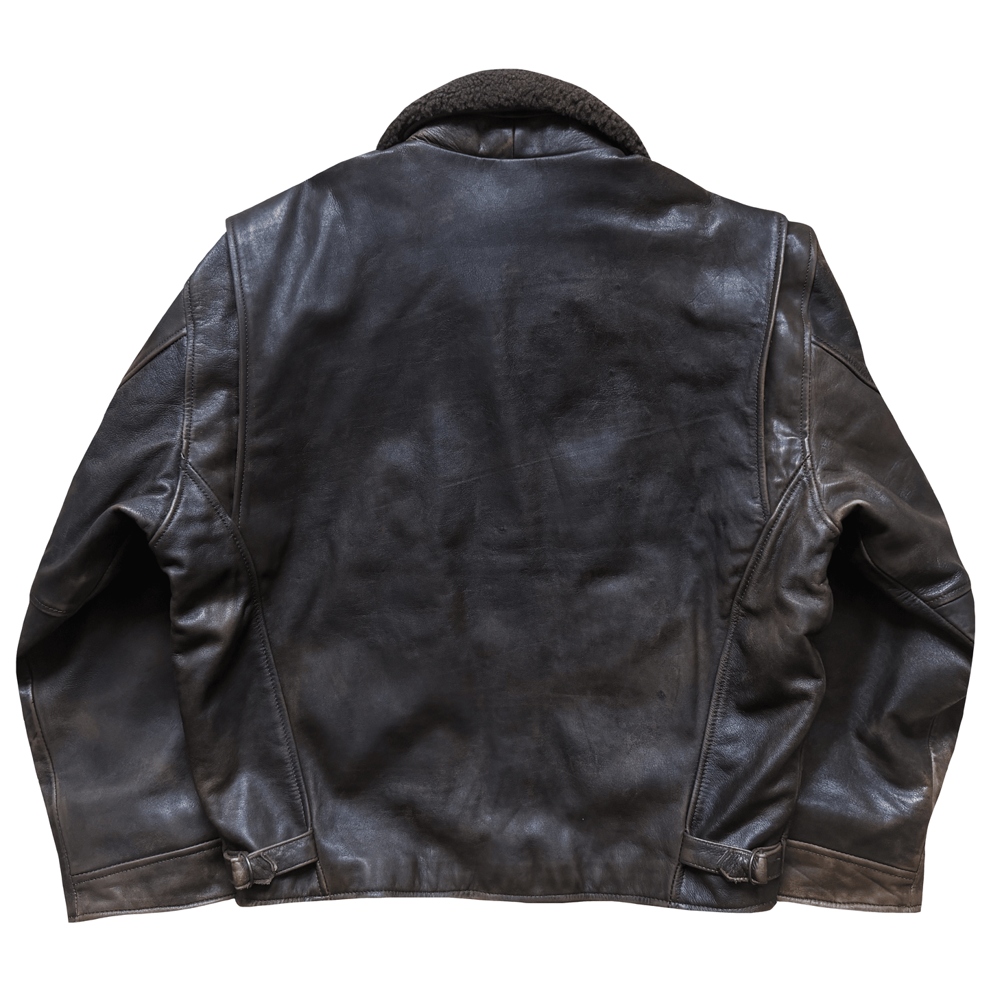 Avirex 1980's G-1 Heavyweight Leather Flight Jacket - M / L