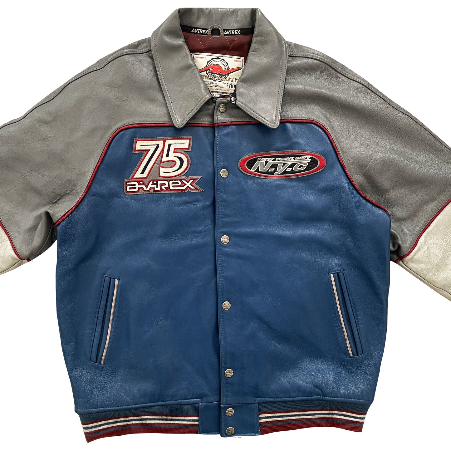 Avirex Leather Varsity Jacket