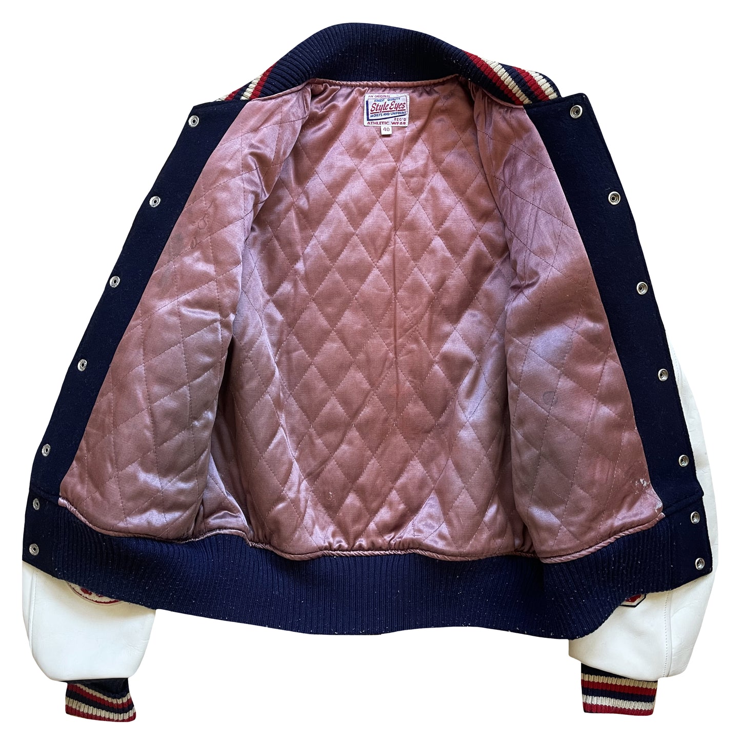 Style Eyes 'Minnesota Red Indians' Varsity Jacket - L