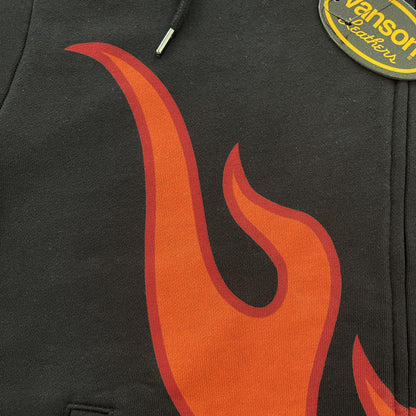 Vanson Leathers Flame Hoodie