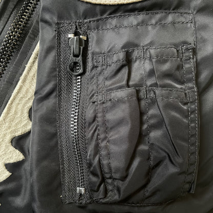 Vanson Leathers Skeleton Bomber Jacket - M