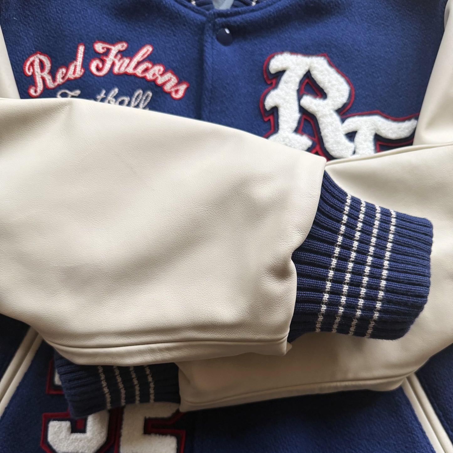 Whitesville 'Red Falcons' Varsity Jacket - M