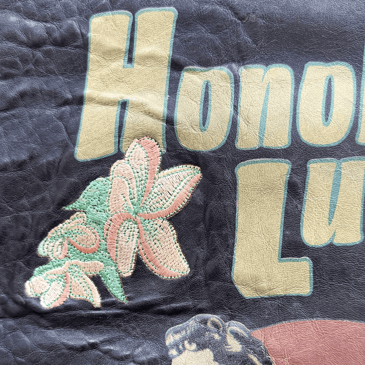 Avirex 'Honolulu Lu-Lu' 90's A2 Leather Flight Jacket - XS