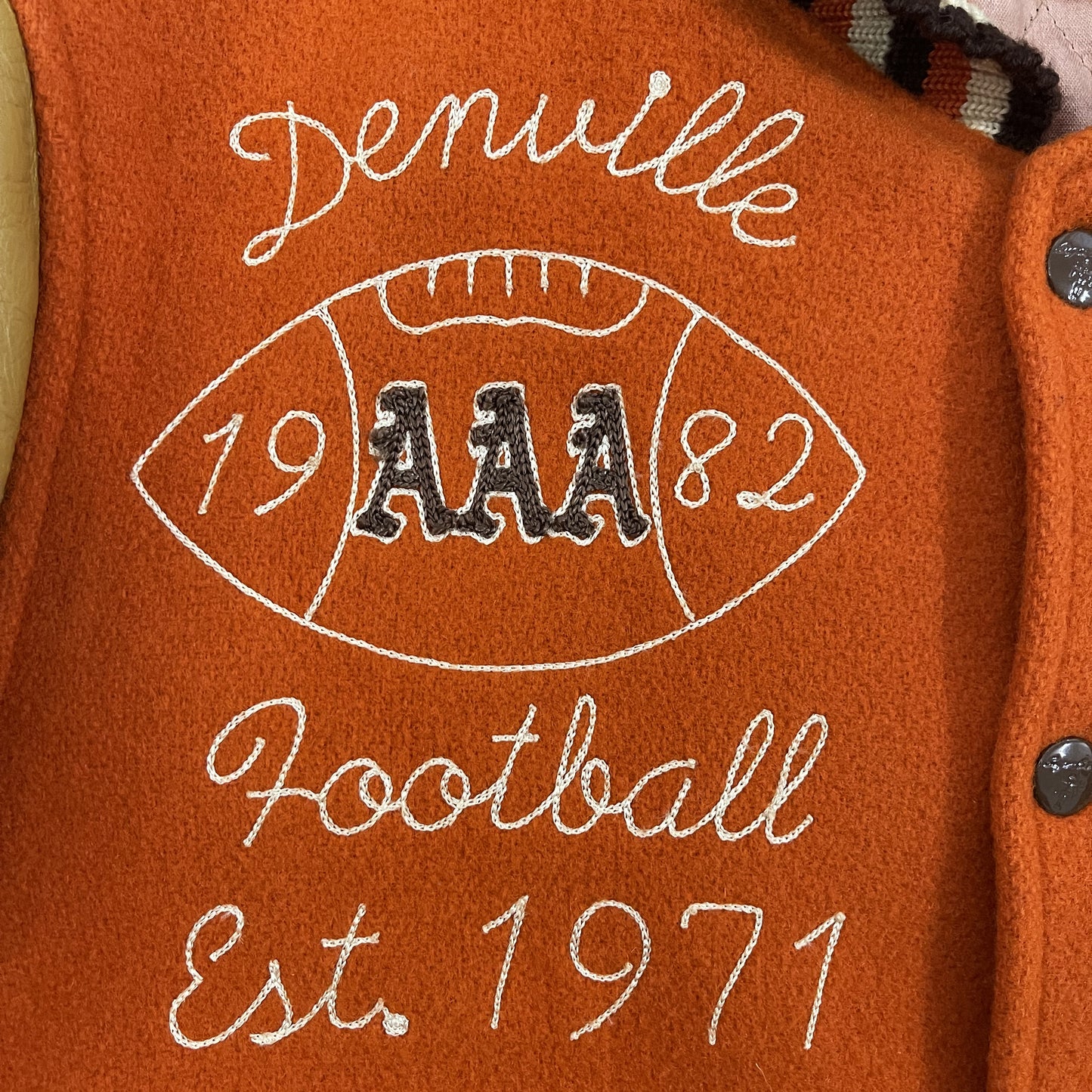 Style Eyes 'Denville Football' Varsity Jacket - M