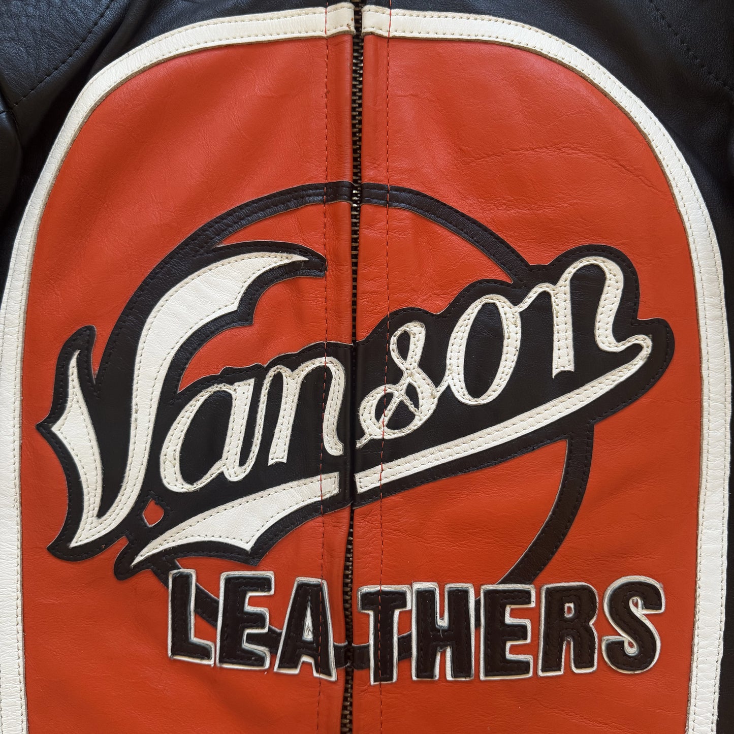 Vanson Leathers Bart Motorcycle Racer Jacket - M