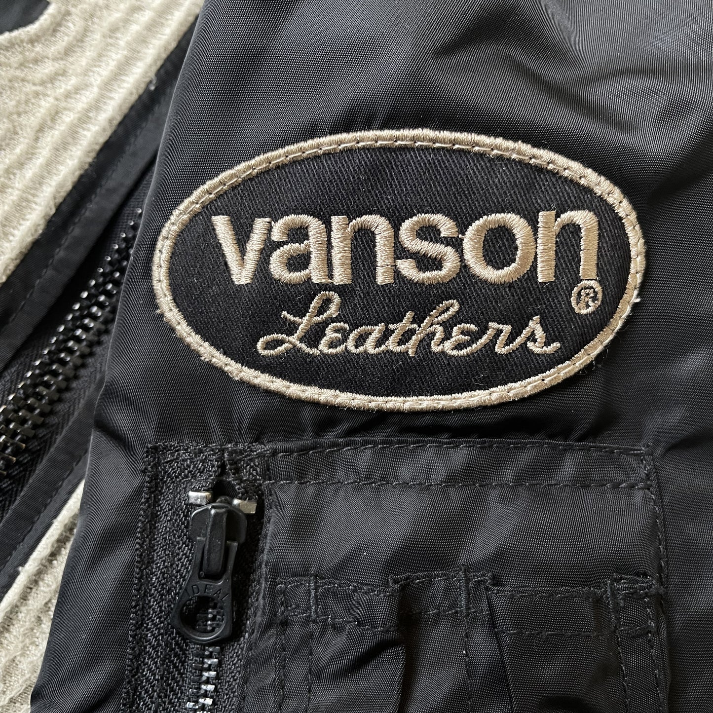 Vanson Leathers Skeleton Bomber Jacket - M