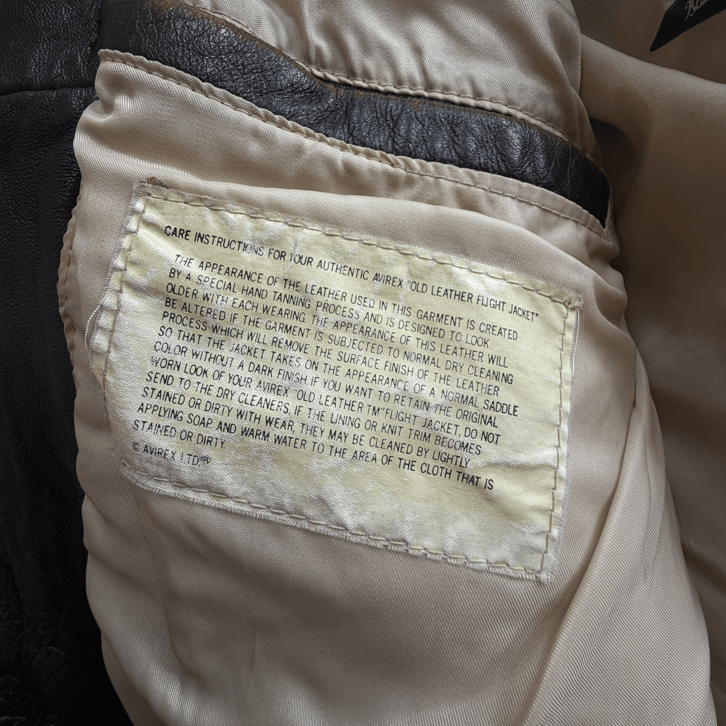 Avirex 1991 'Blue Angels' G-1 Leather Flight Jacket - S / M