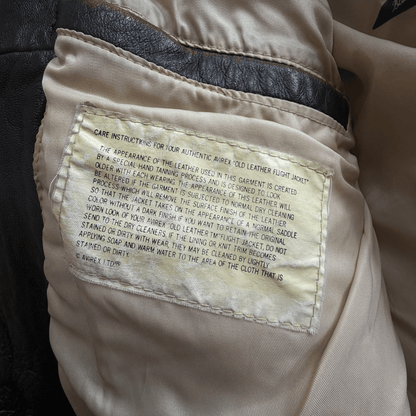 Avirex 1991 'Blue Angels' G-1 Leather Flight Jacket - S / M