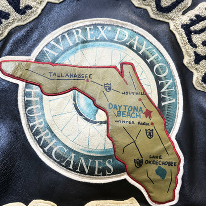 Avirex 'Daytona to LA' Leather Biker Jacket - M