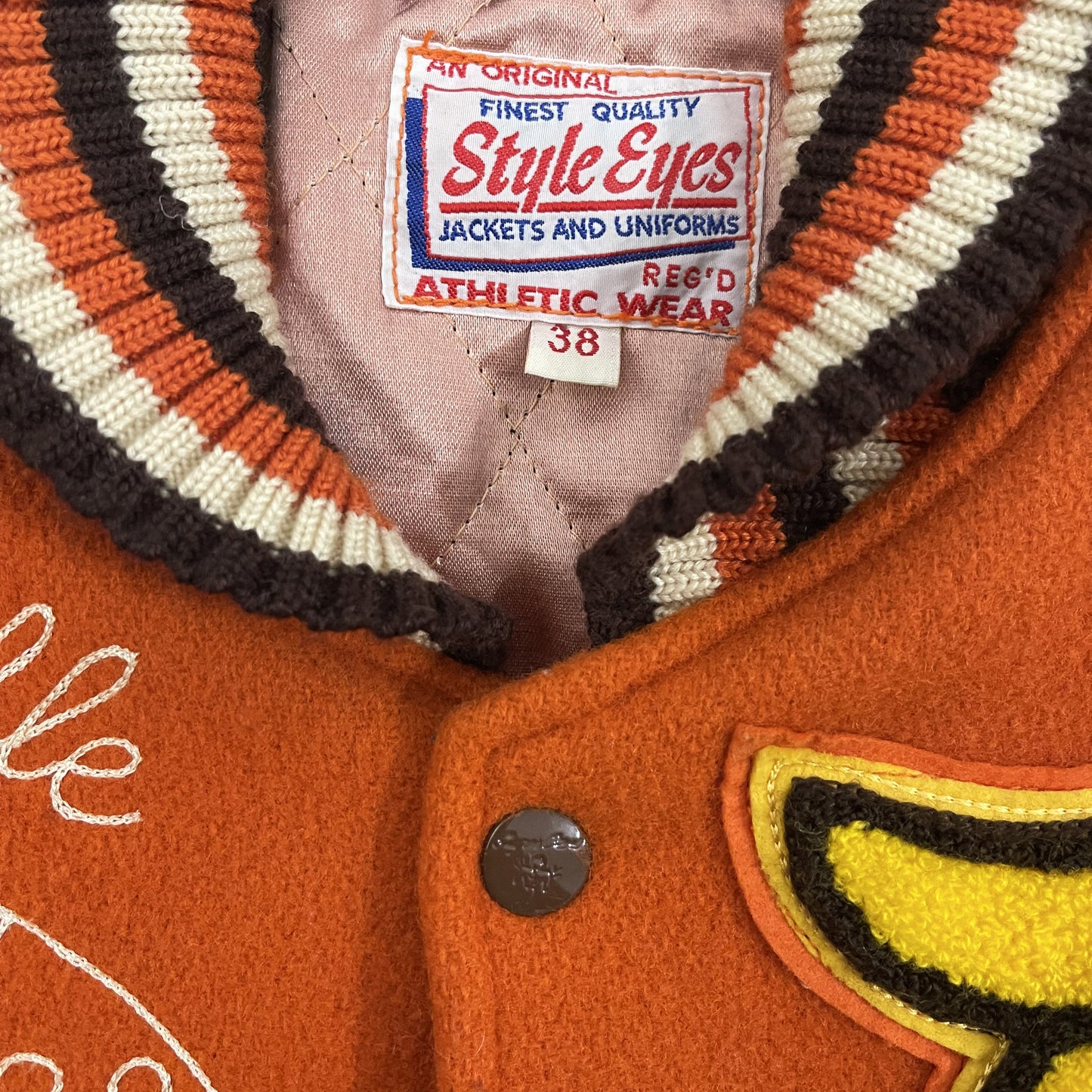 Style Eyes 'Denville Football' Varsity Jacket - M