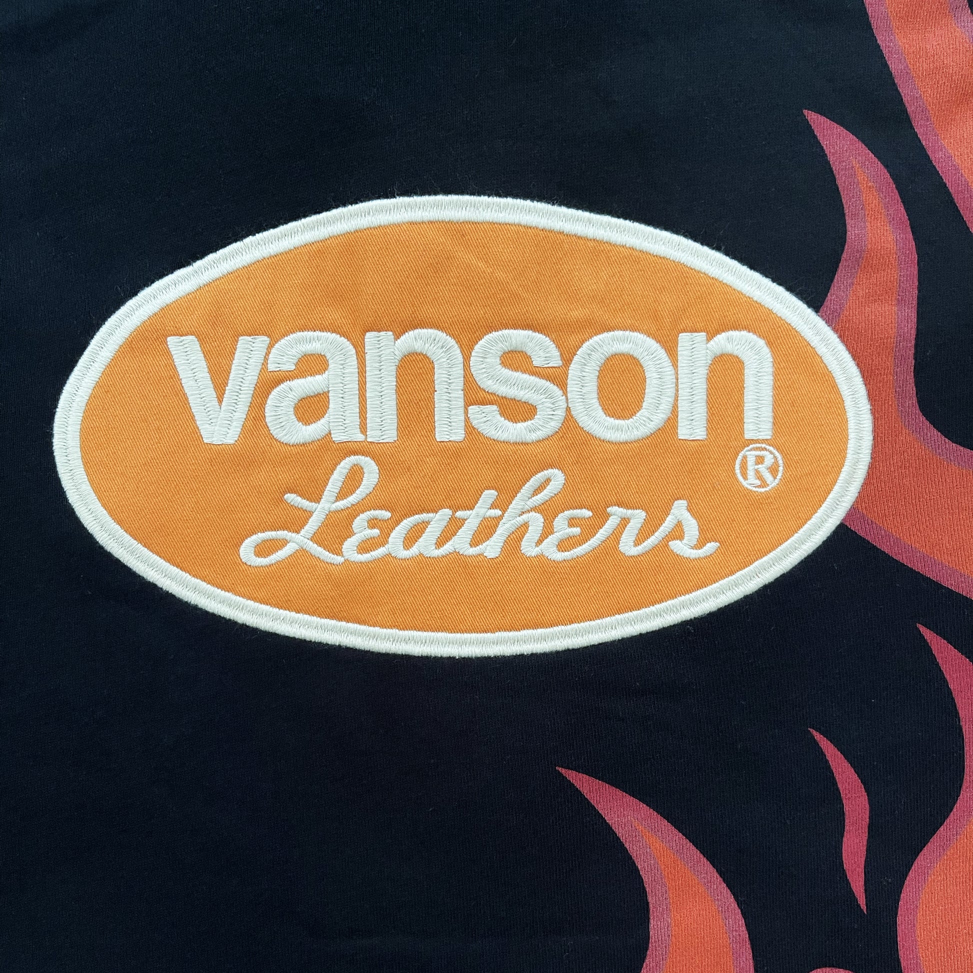 Vanson Leathers Flame Hoodie