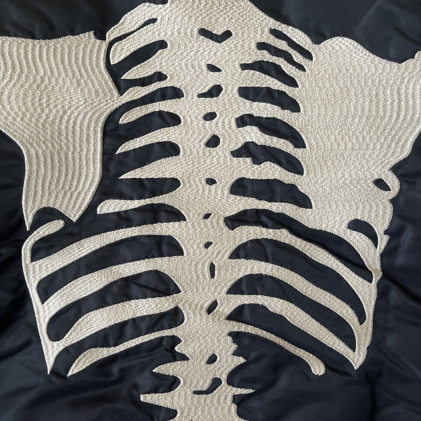 Vanson Leathers Skeleton Bomber Jacket - M