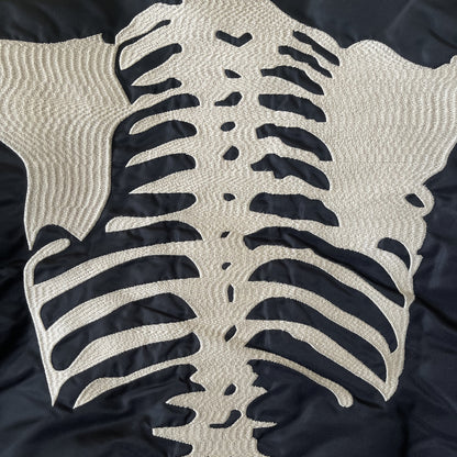 Vanson Leathers Skeleton Bomber Jacket - M