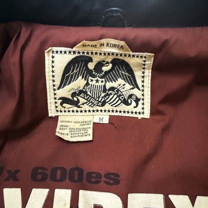 Avirex 'Daytona to LA' Leather Biker Jacket - M