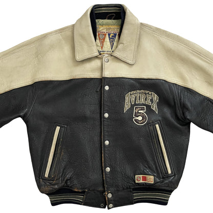 Avirex Leather Varsity Jacket