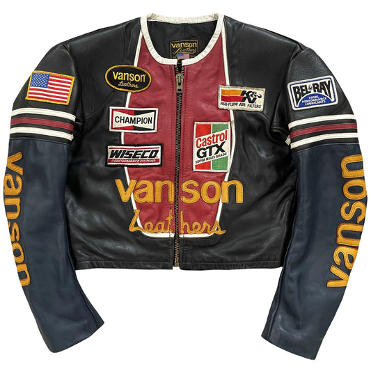 Vanson Leathers One Star Motorcycle Racer Jacket