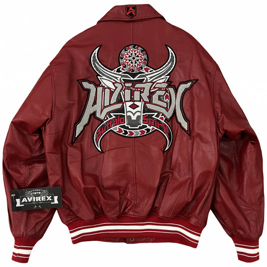 Avirex Leather Varsity Jacket