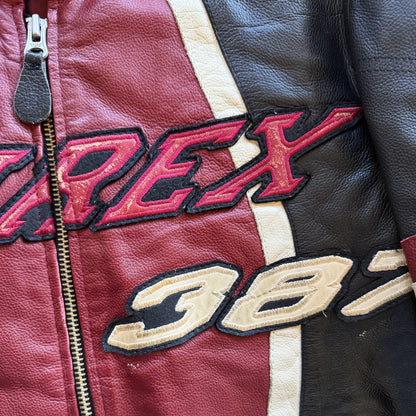 Avirex 387 Leather Racing Jacket - S