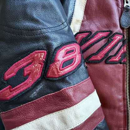 Avirex 387 Leather Racing Jacket - S