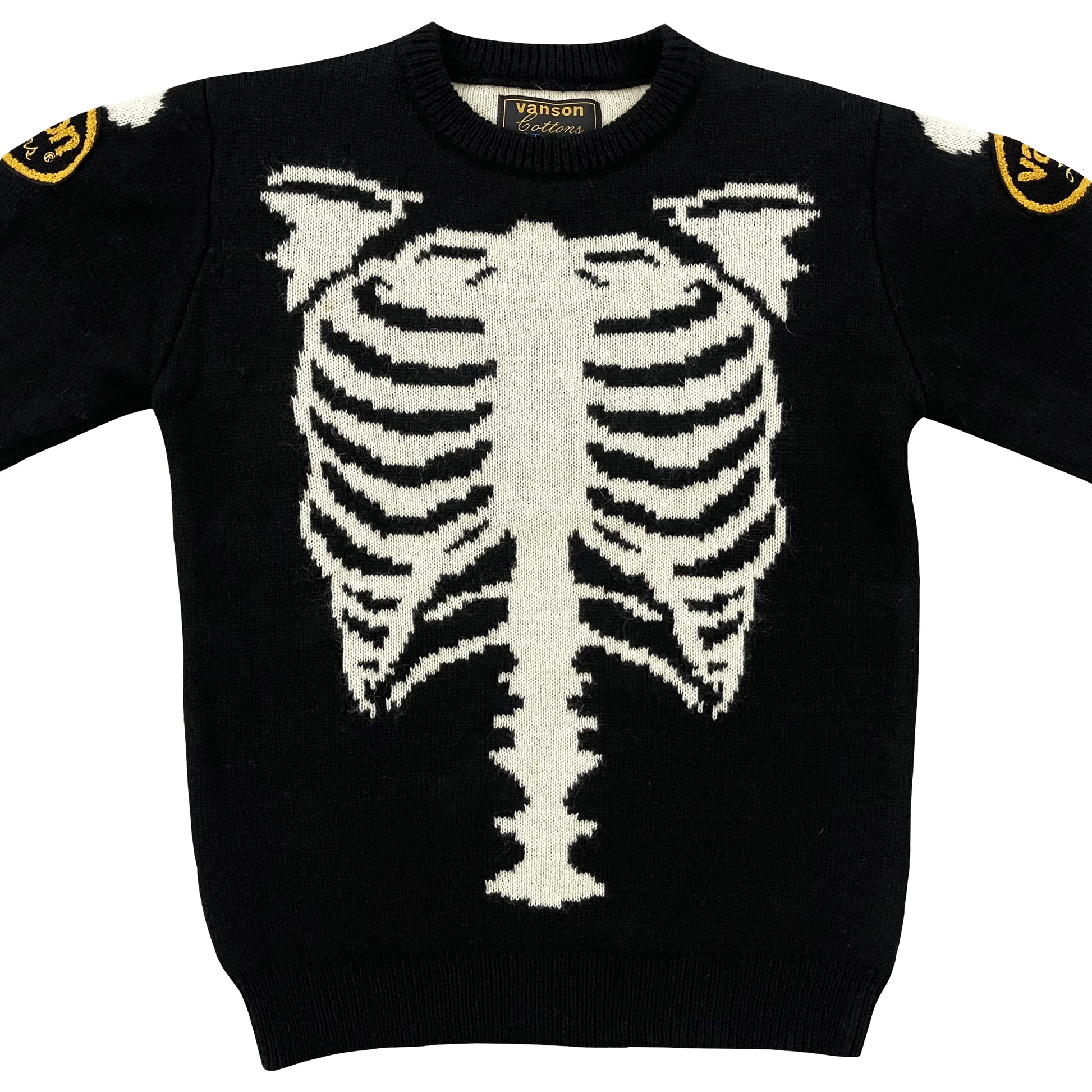 Vanson Leathers Mohair Skeleton Jumper