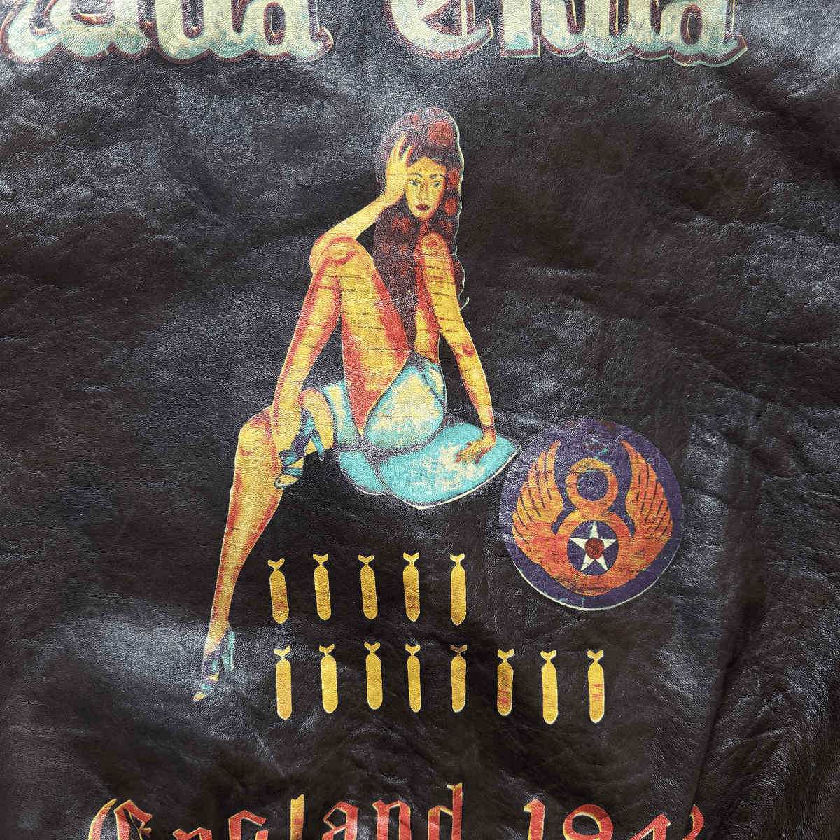 Avirex 'Wild Child' 1987 A2 Leather Flight Jacket - S / M