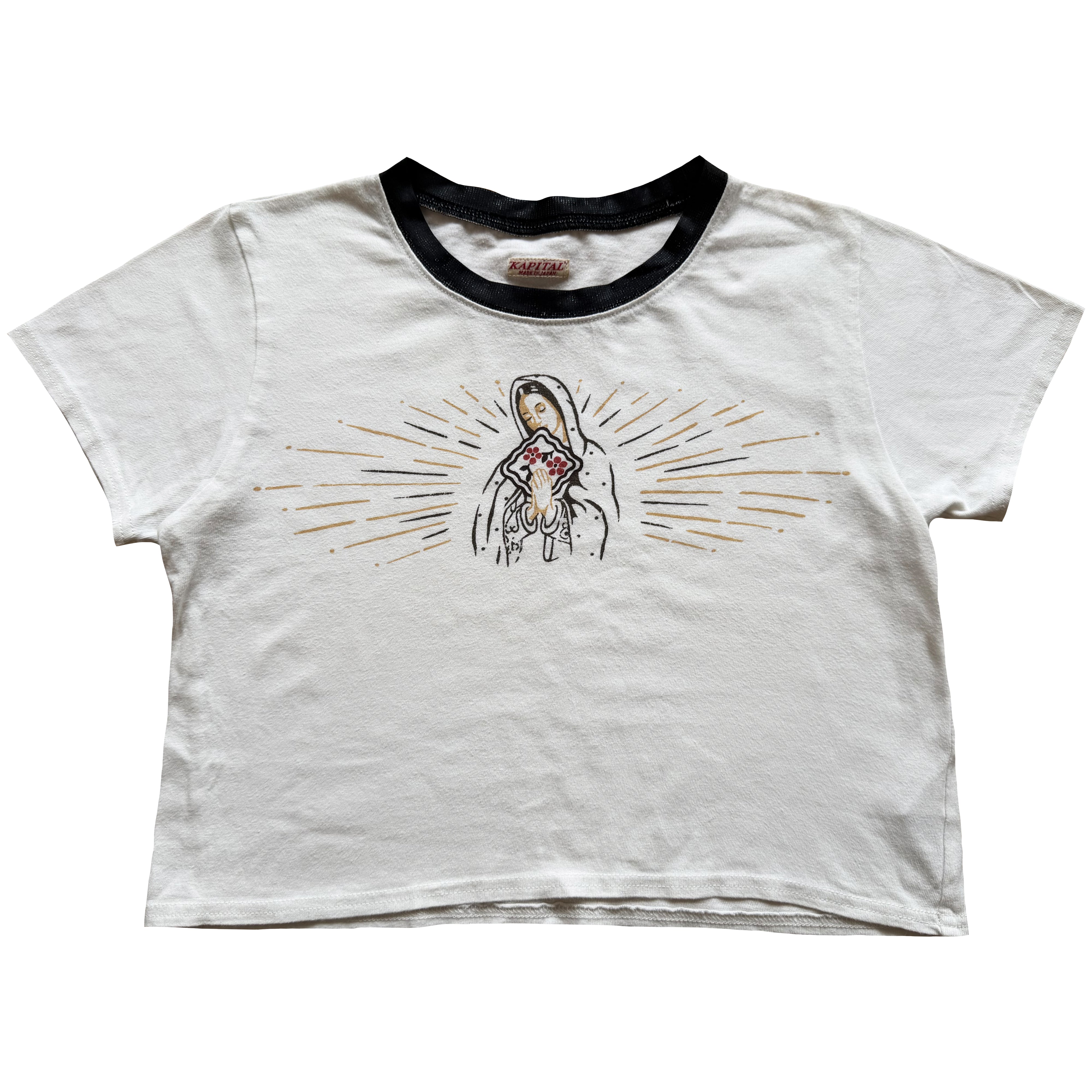 Kapital Virgin Mary Ringer T-Shirt - S – The Holy Grail