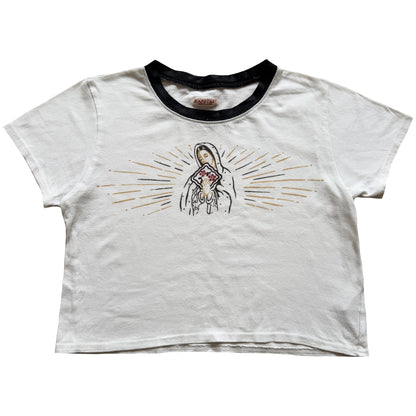 Kapital Virgin Mary Ringer T-Shirt - S