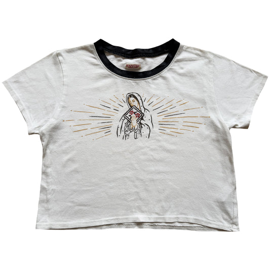 Kapital Virgin Mary Ringer T-Shirt - S