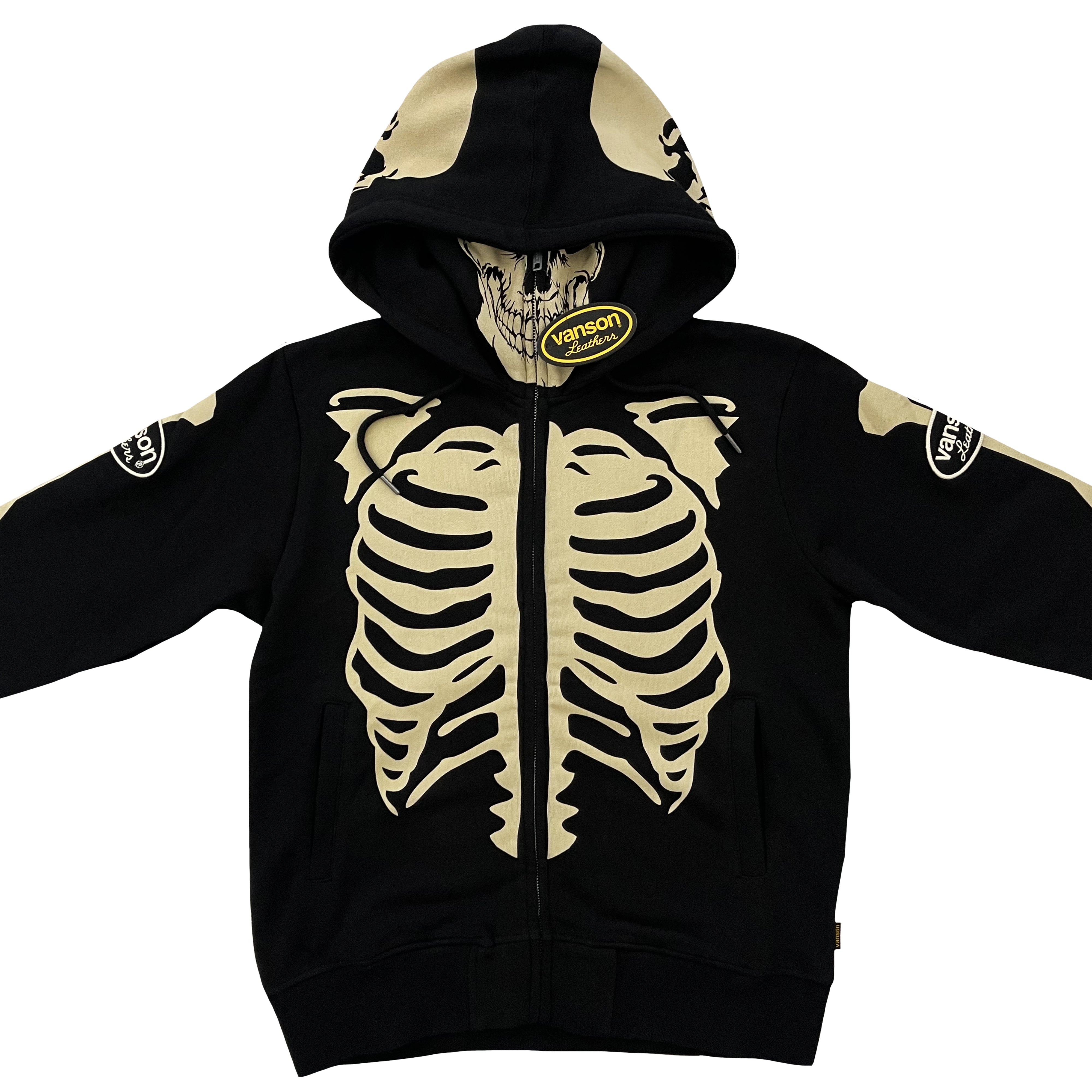 Vanson leathers best sale skeleton