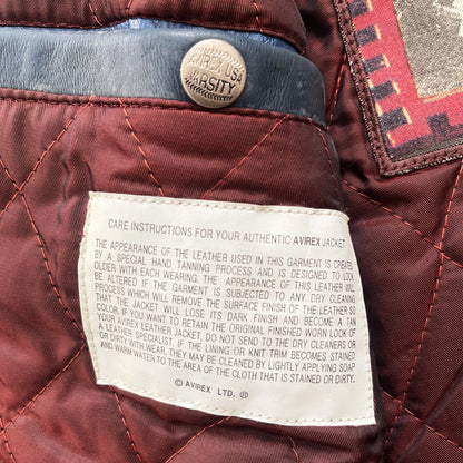 Avirex Leather Varsity Jacket