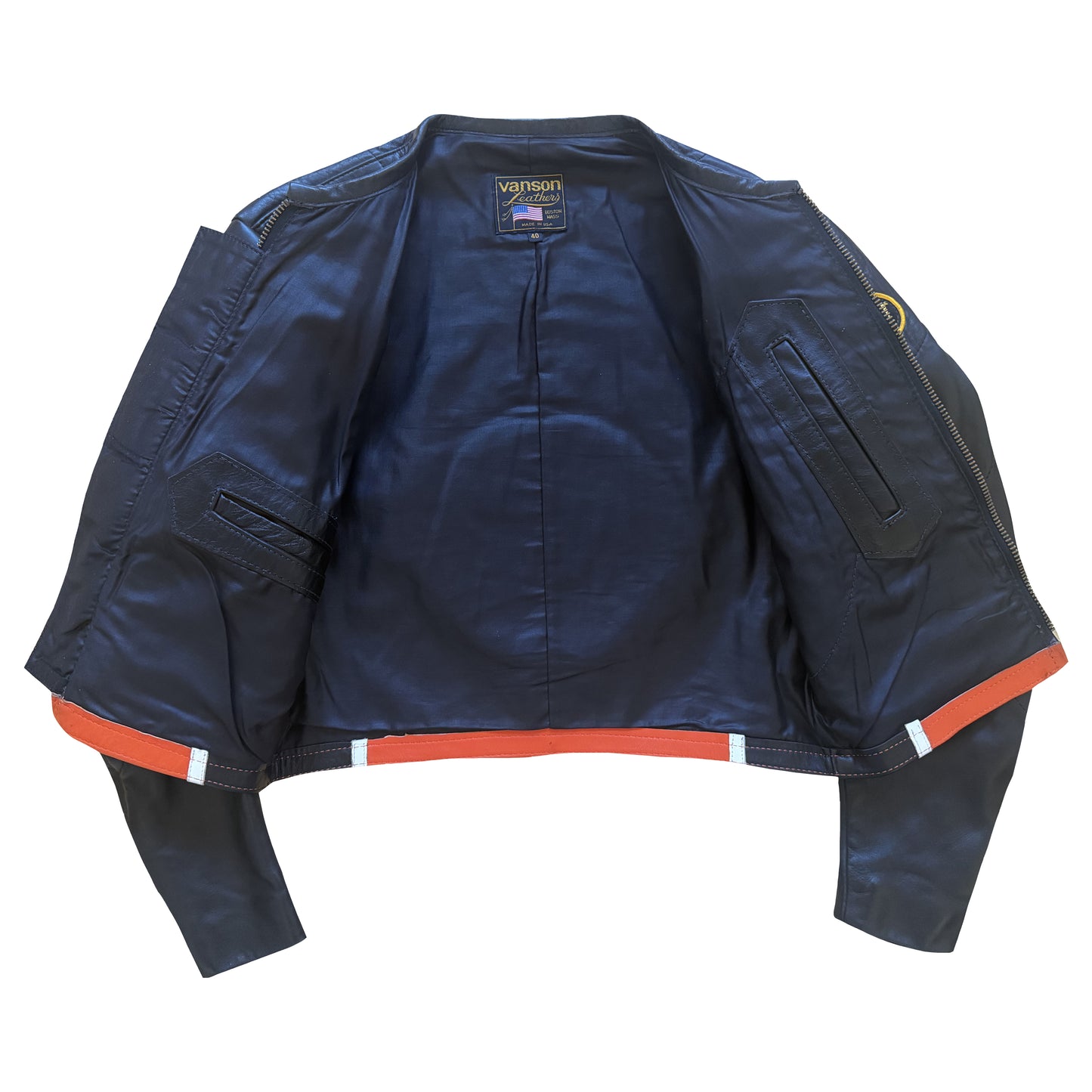 Vanson Leathers Bart Motorcycle Racer Jacket - M