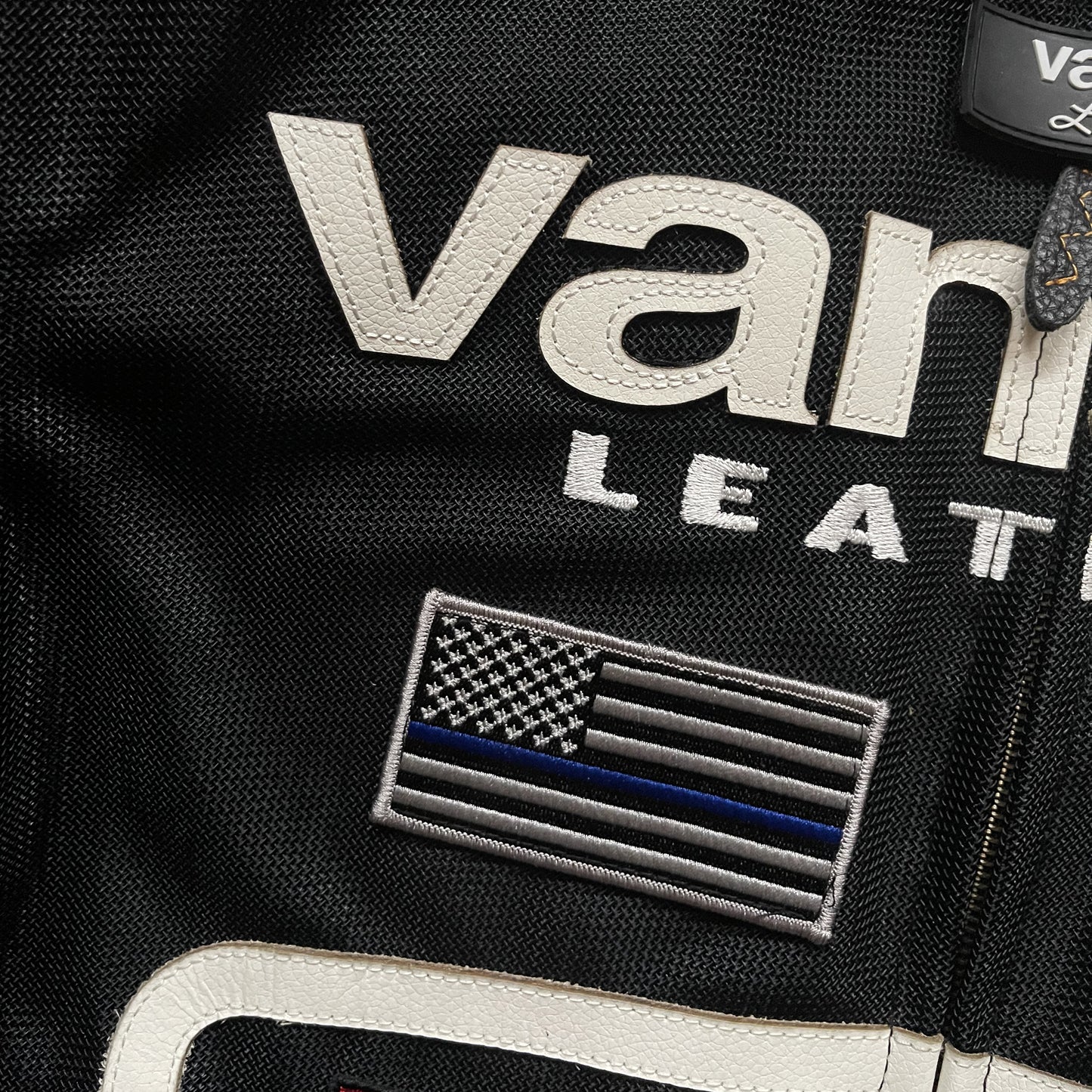 Vanson Leathers Motorcycle Mesh Racing Jacket - L