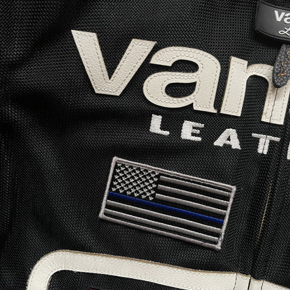 Vanson Leathers Motorcycle Mesh Racing Jacket - L