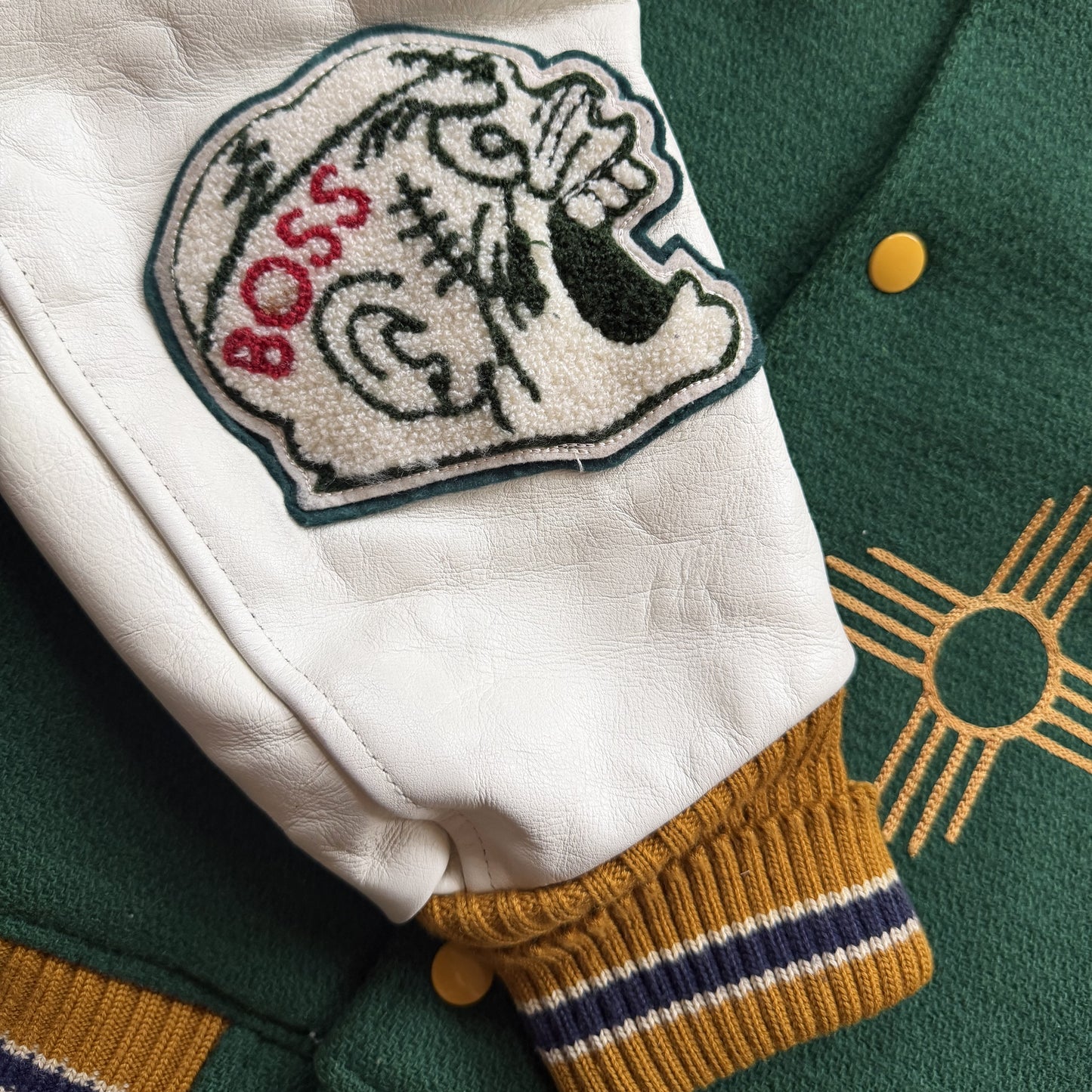 Whitesville 'Sunshine Carlsbad' Varsity Jacket - L