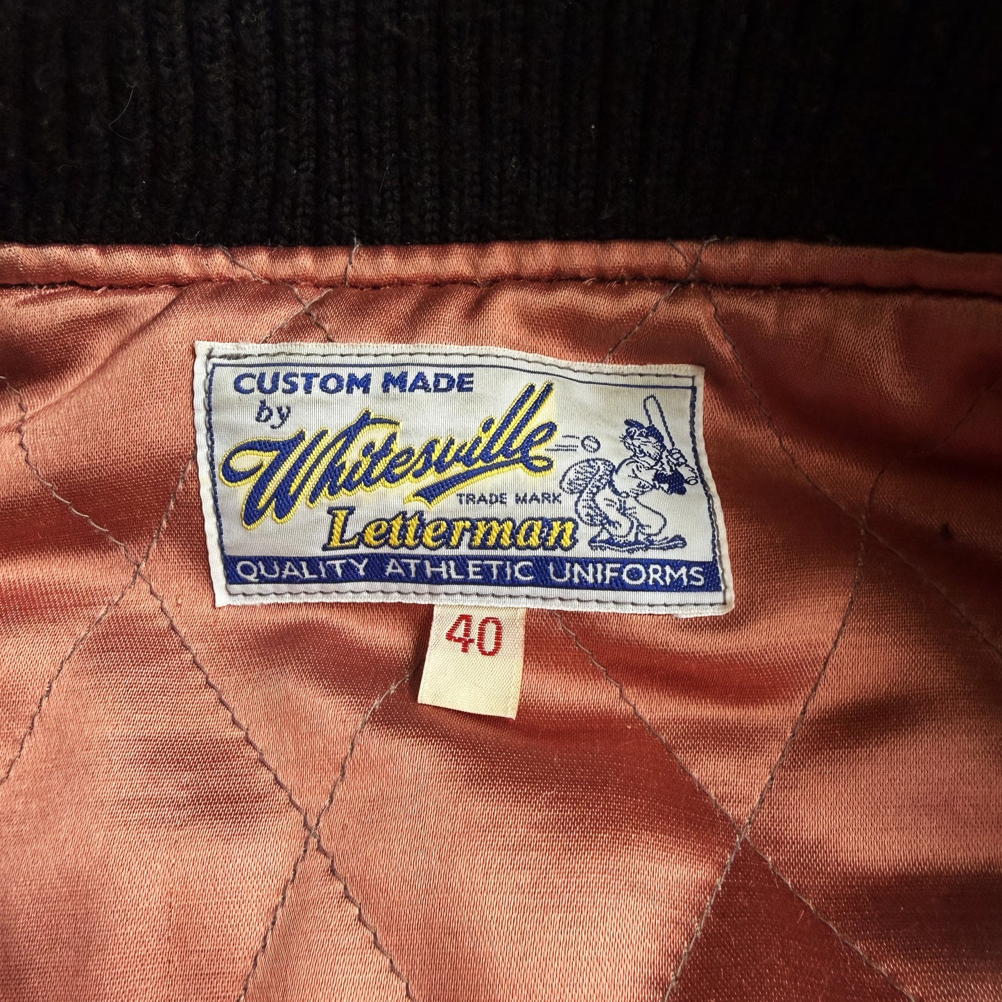 Whitesville 'Hot Rod Kustoms' Varsity Jacket - L