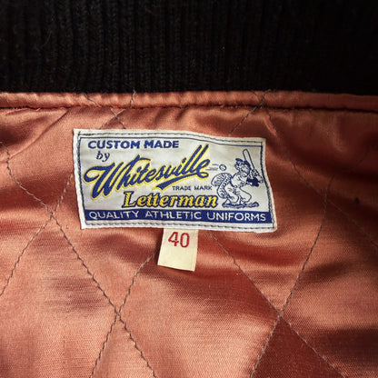 Whitesville 'Hot Rod Kustoms' Varsity Jacket - L