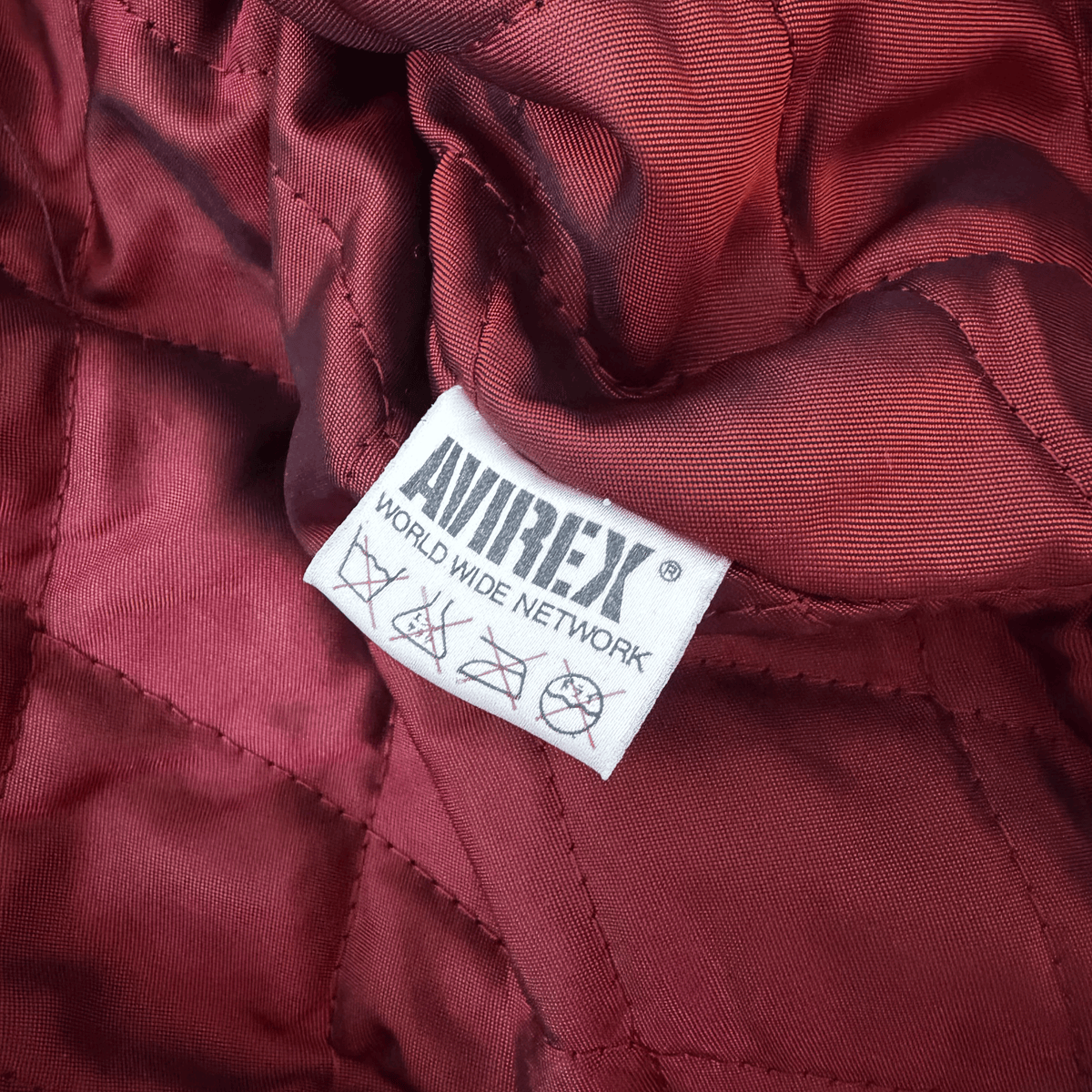 Avirex 'Sioux Chiefs' Leather Varsity Jacket - M