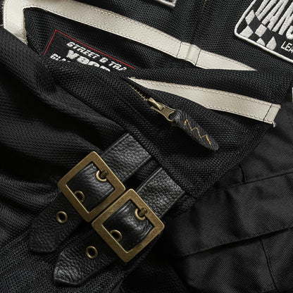 Vanson Leathers Motorcycle Mesh Racing Jacket - L