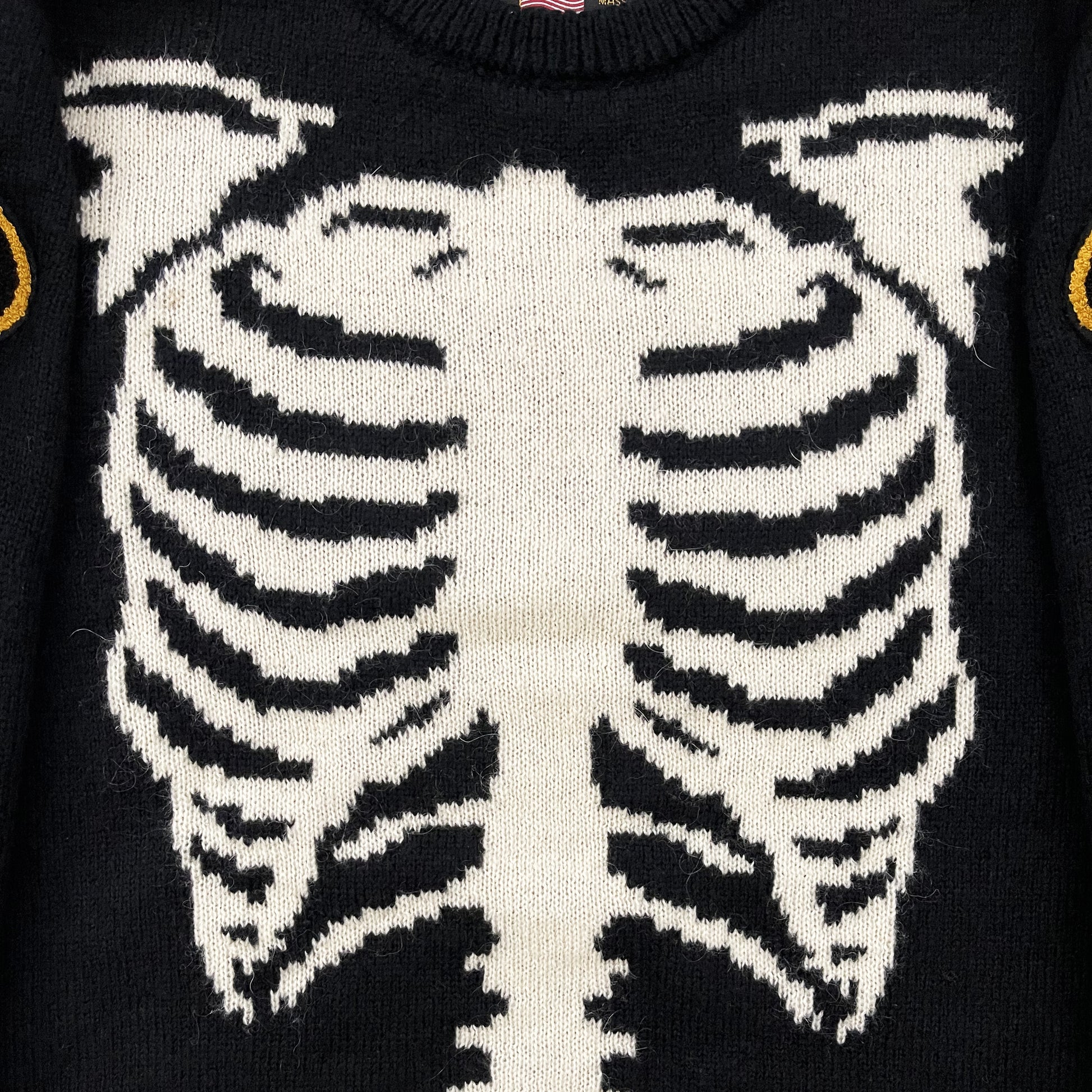 Vanson Leathers Mohair Skeleton Jumper