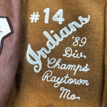 Whitesville 'Missouri Indians' Varsity Jacket - XL