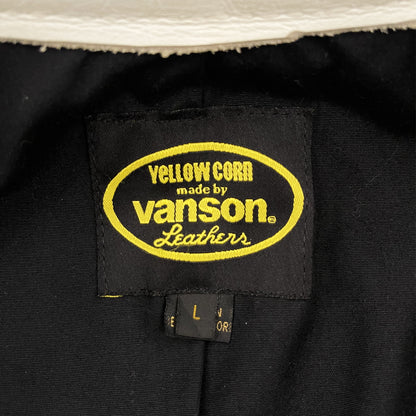Vanson Leathers x Yellow Corn Motorcycle Racer Jacket
