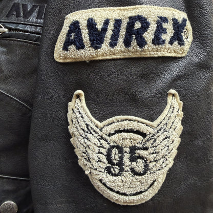 Avirex 'Daytona to LA' Leather Biker Jacket - M